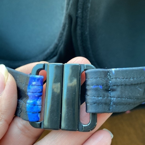 DRESSFO galaxy print caged top high waisted bottom peekaboo side bottoms - Picture 6 of 12